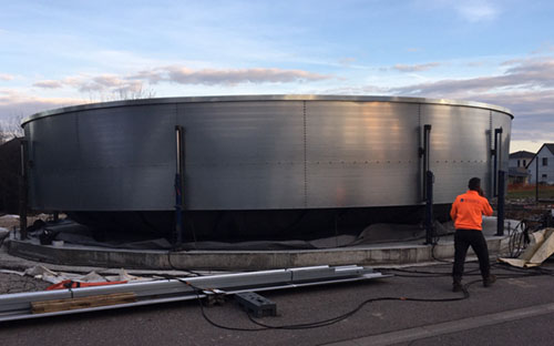 En secteur industriel<br> et commercial Architecte paysagiste en Moselle